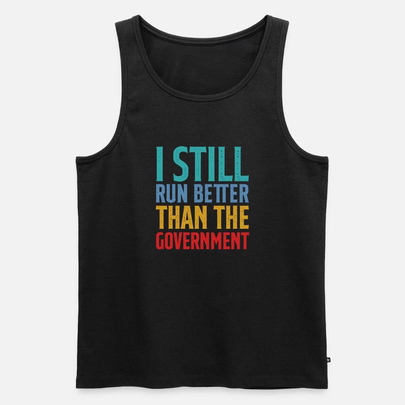 Amputation Amputieren Prothese Geschenk - Männer Premium Bio Tank Top - Schwarz