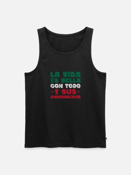 Mexiko - Männer Premium Bio Tank Top - Schwarz