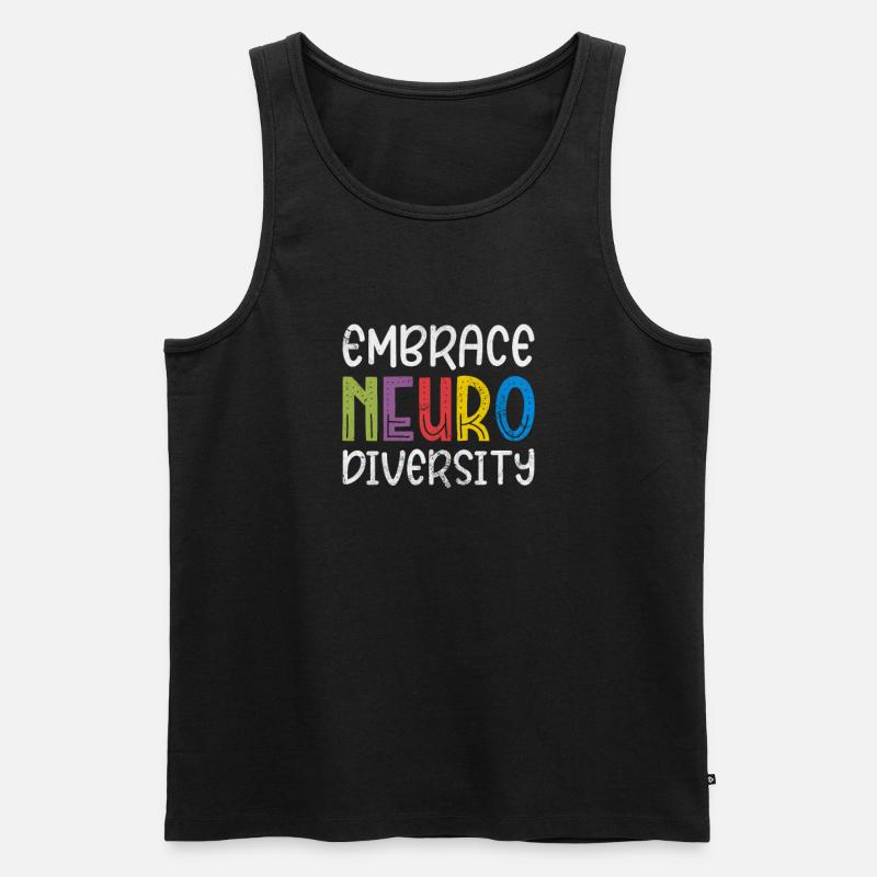 ADHS - Männer Premium Bio Tank Top - Schwarz