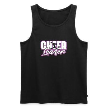 Cheerleader - Débardeur bio Premium Homme - noir - Devant - AI Model Male 178 light (178cm)