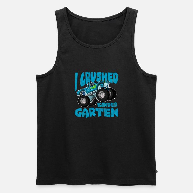 Kindergarten - Männer Premium Bio Tank Top - Schwarz
