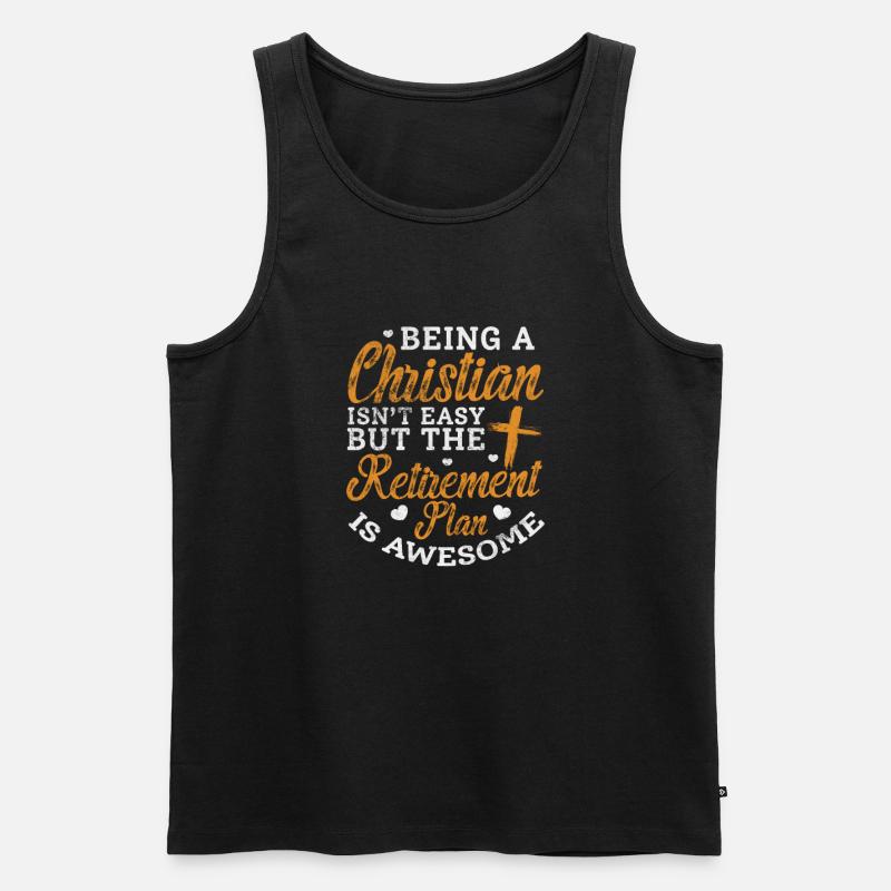 Bibel - Männer Premium Bio Tank Top - Schwarz