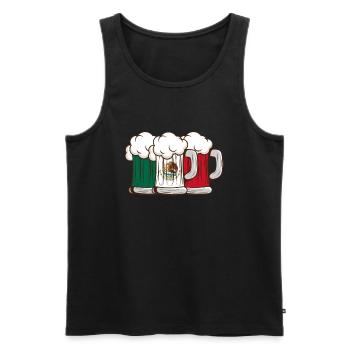 Cadeau de la nation mexicaine mexicaine - Débardeur bio Premium Homme - noir - Devant - AI Model Male 178 light (178cm)
