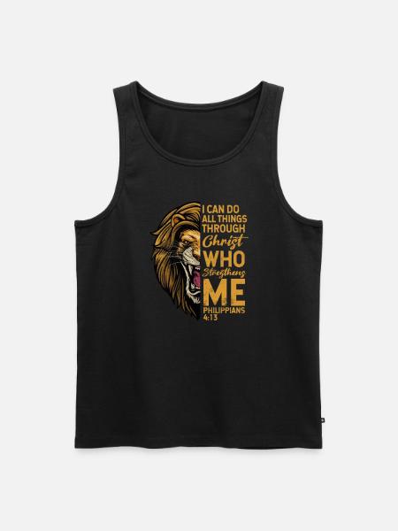 Bible - Men's Premium Organic Tank Top - black