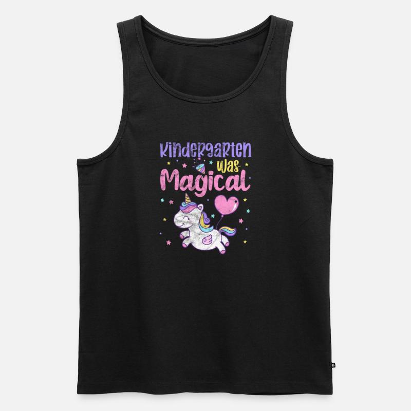Kindergarten - Männer Premium Bio Tank Top - Schwarz