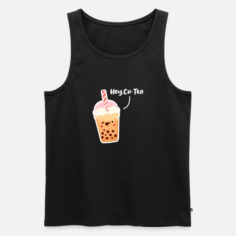 Bubble Tea - Männer Premium Bio Tank Top - Schwarz