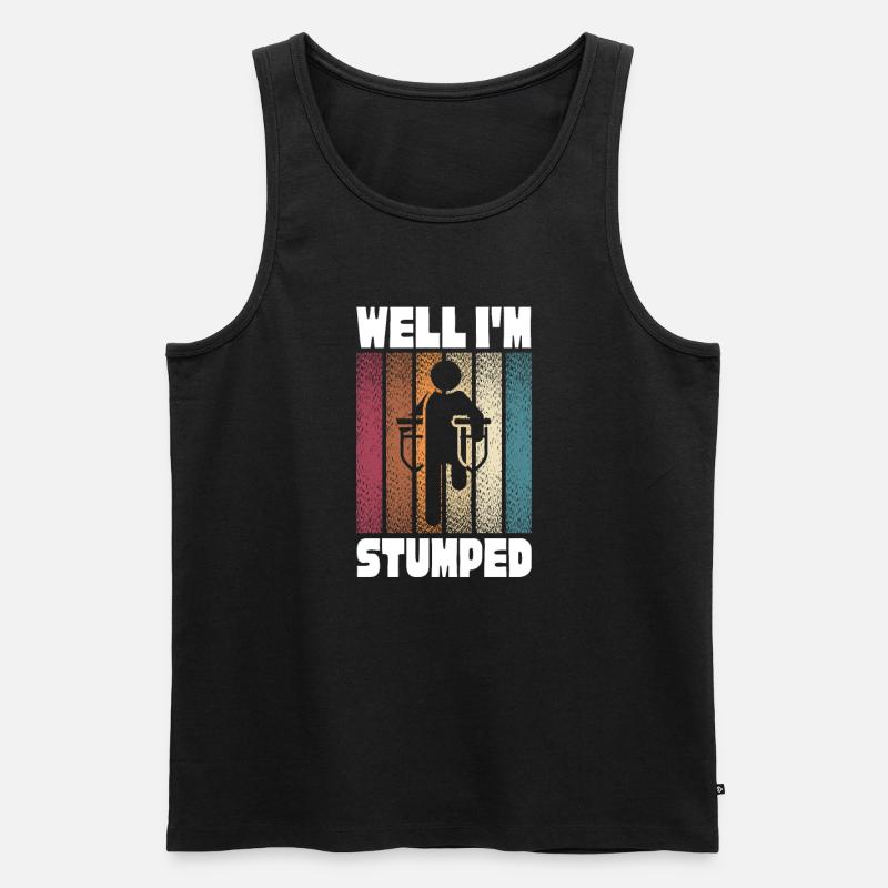 Amputation Amputation Prosthesis Gift - Men's Premium Organic Tank Top - black
