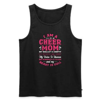 Cheerleader Cheerleading Sport Gymnastik Geschenk - Männer Premium Bio Tank Top - Schwarz - Vorne - Michal (187cm)
