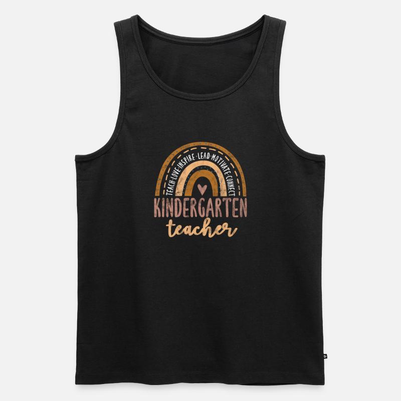 Kindergarten - Männer Premium Bio Tank Top - Schwarz