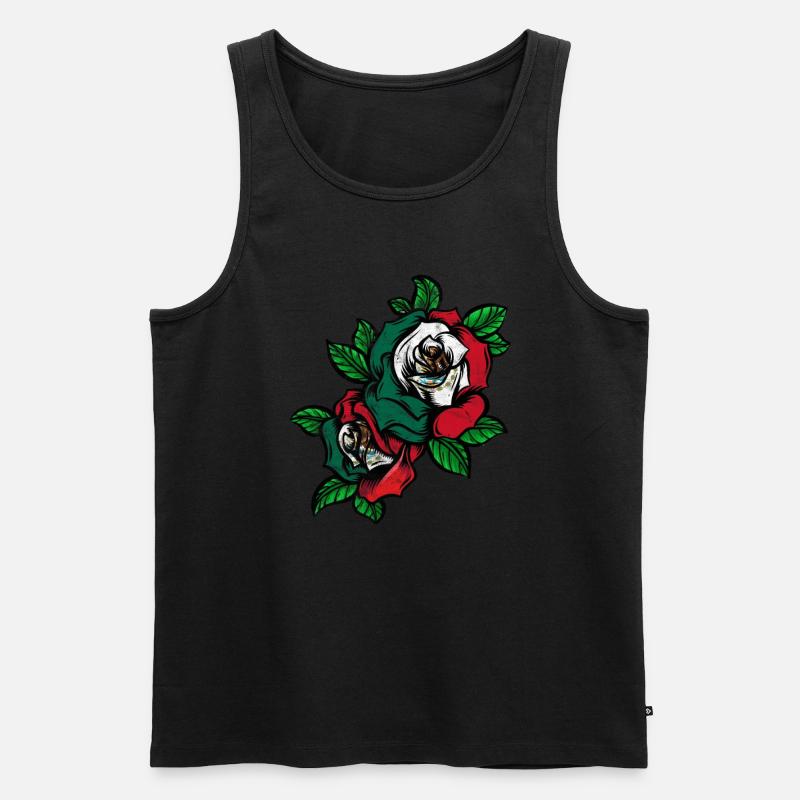 Mexiko - Männer Premium Bio Tank Top - Schwarz