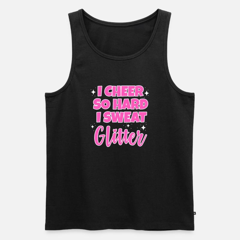 Cheerleader - Männer Premium Bio Tank Top - Schwarz