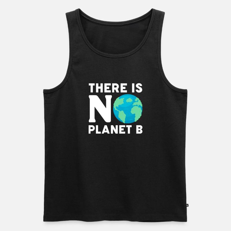 Klimawandel - Männer Premium Bio Tank Top - Schwarz