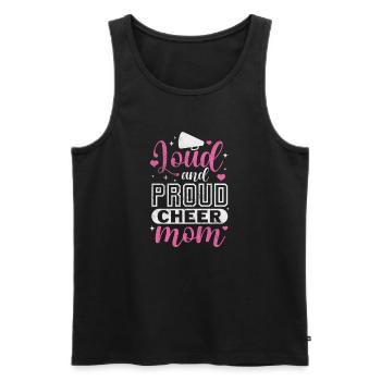 Cheerleader Cheerleading Sport Gymnastics Gift - Men's Premium Organic Tank Top - black - Front - Michal (187cm)