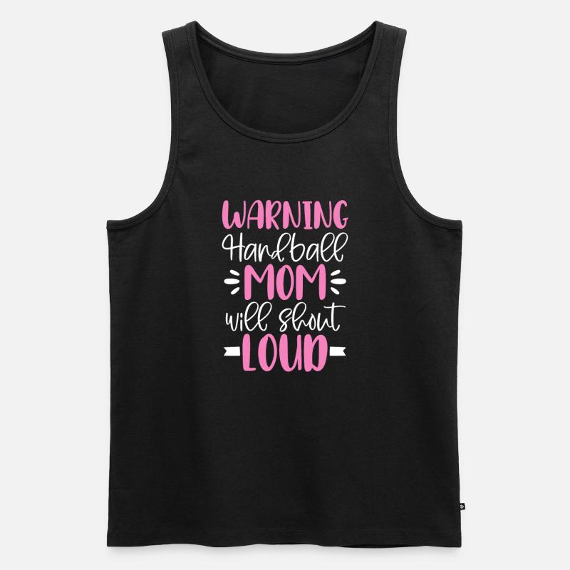 Handball - Männer Premium Bio Tank Top - Schwarz