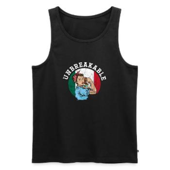 Mexico - Men's Premium Organic Tank Top - black - Front - AI Model Male 178 light (178cm)