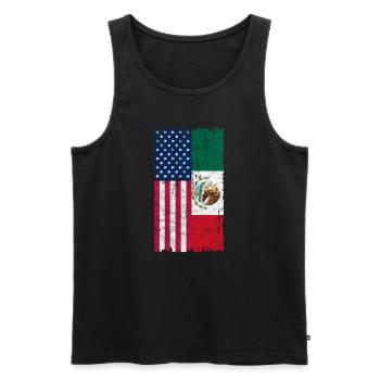 Mexico - Men's Premium Organic Tank Top - black - Front - AI Model Male 178 light (178cm)