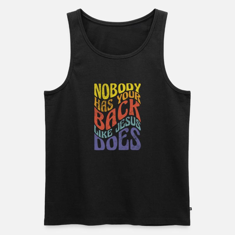 Bibel - Männer Premium Bio Tank Top - Schwarz