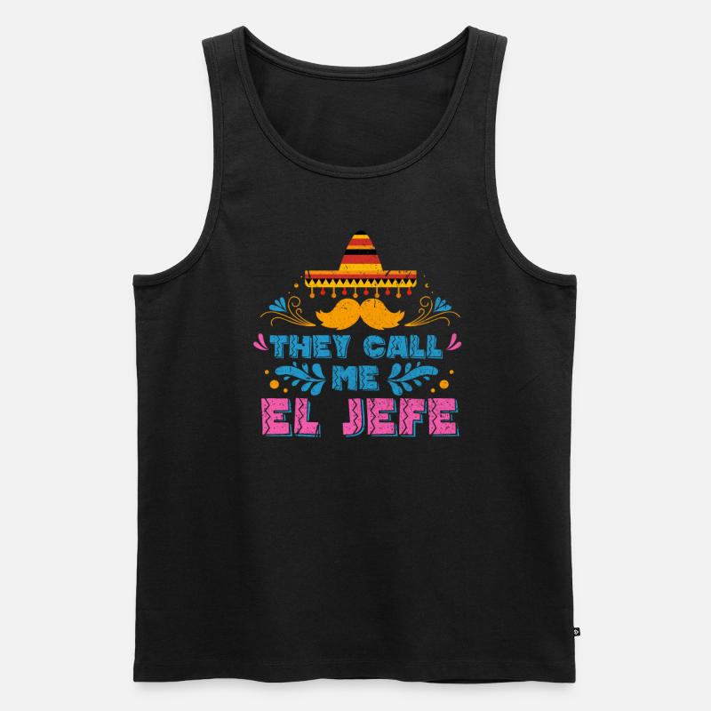 Mexico - Men's Premium Organic Tank Top - black