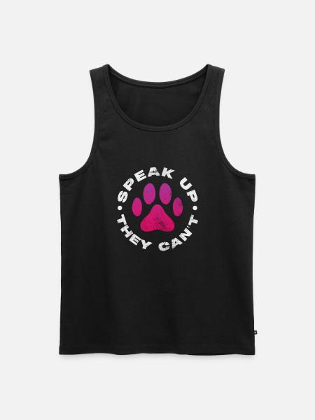 Tierrettung Tierschutz Tierfreund Geschenk - Männer Premium Bio Tank Top - Schwarz