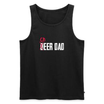 Cheerleader - Débardeur bio Premium Homme - noir - Devant - AI Model Male 178 light (178cm)