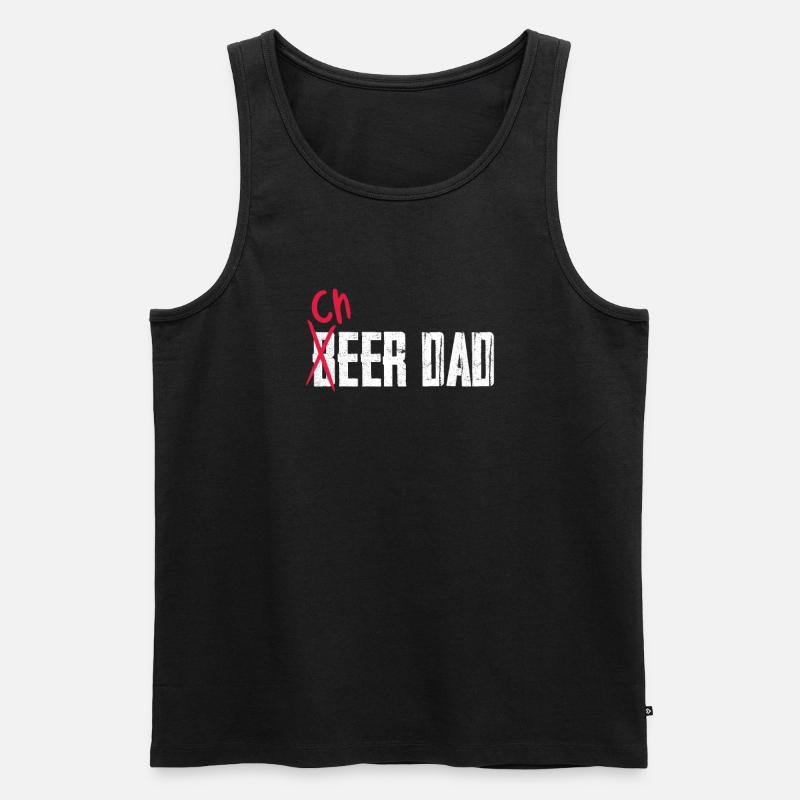 Cheerleader - Männer Premium Bio Tank Top - Schwarz