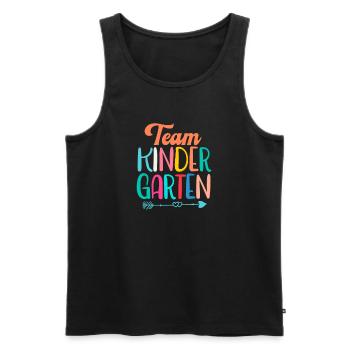 Enfant de maternelle Inscription scolaire Cadeau scolaire - Débardeur bio Premium Homme - noir - Devant - Michal (187cm)