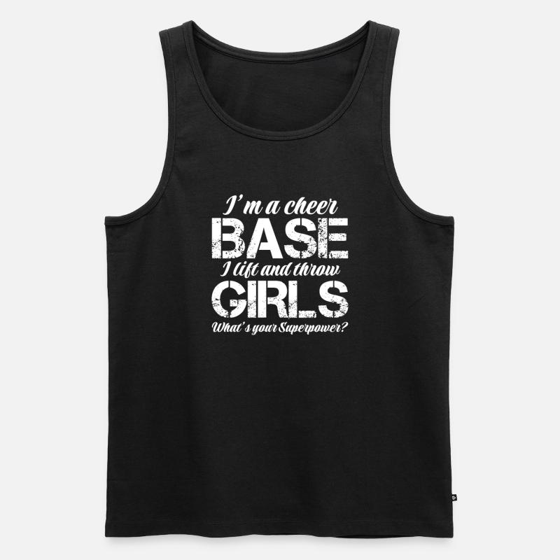 Cheerleader - Männer Premium Bio Tank Top - Schwarz