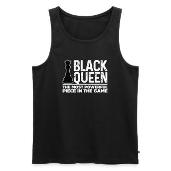 Chess Chess Board Checkmate Chess Player - Men's Premium Organic Tank Top - black - Front - Michal (187cm)