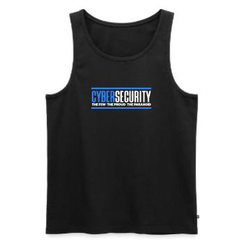 Hacker Coder Computerfreak Nerd Hacking Geschenk - Männer Premium Bio Tank Top - Schwarz - Vorne - Michal (187cm)