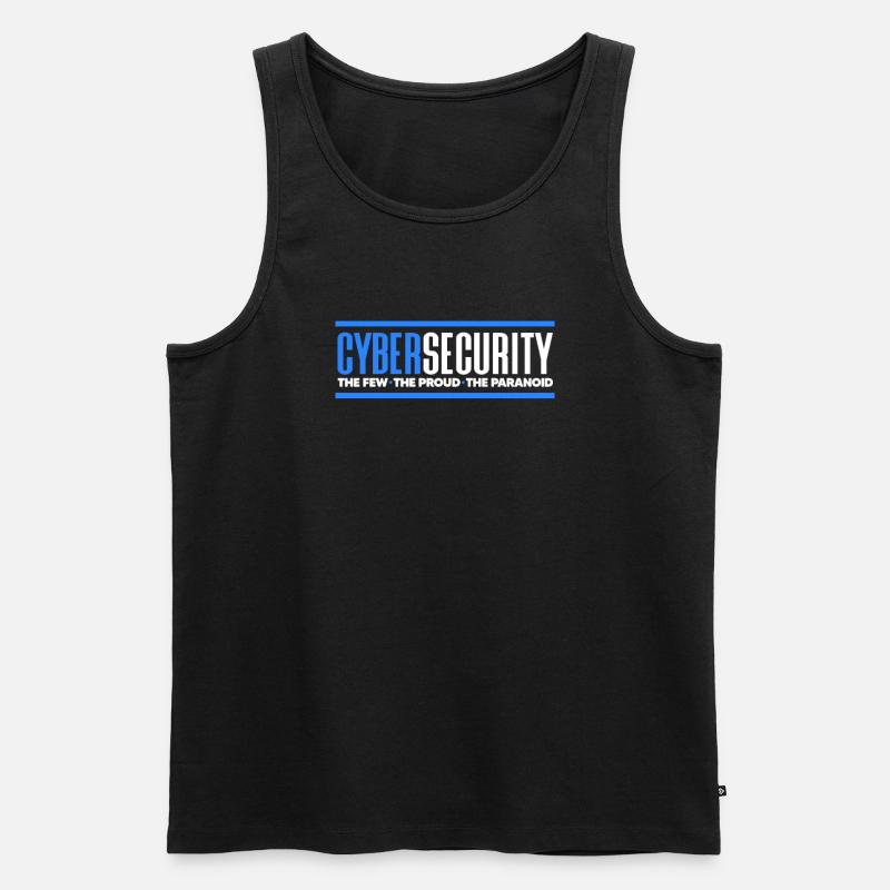 Hacker Coder Computer Hacking Cadeau - Débardeur bio Premium Homme - noir