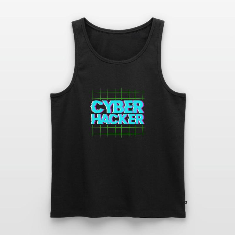 Hacker Coder Computerfreak Nerd Hacking Geschenk Männer Premium Bio Tank Top