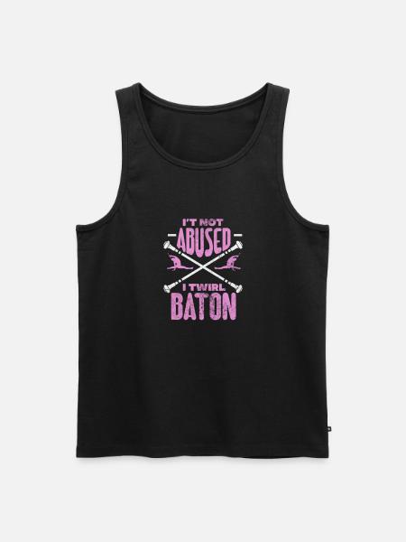 Baton Twirling - Men's Premium Organic Tank Top - black