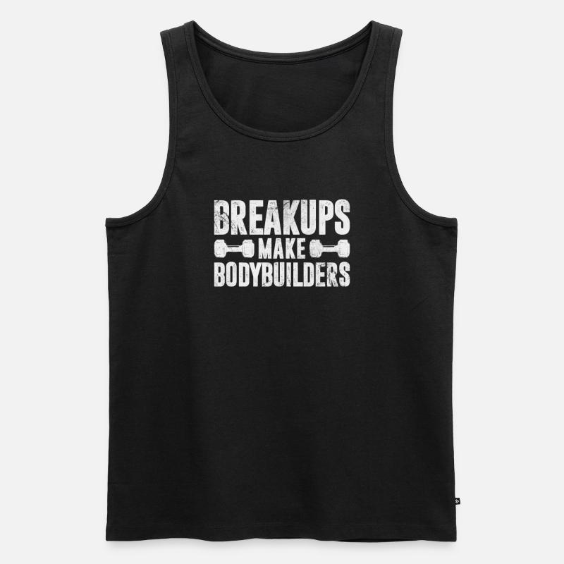 Bodybuilder - Männer Premium Bio Tank Top - Schwarz