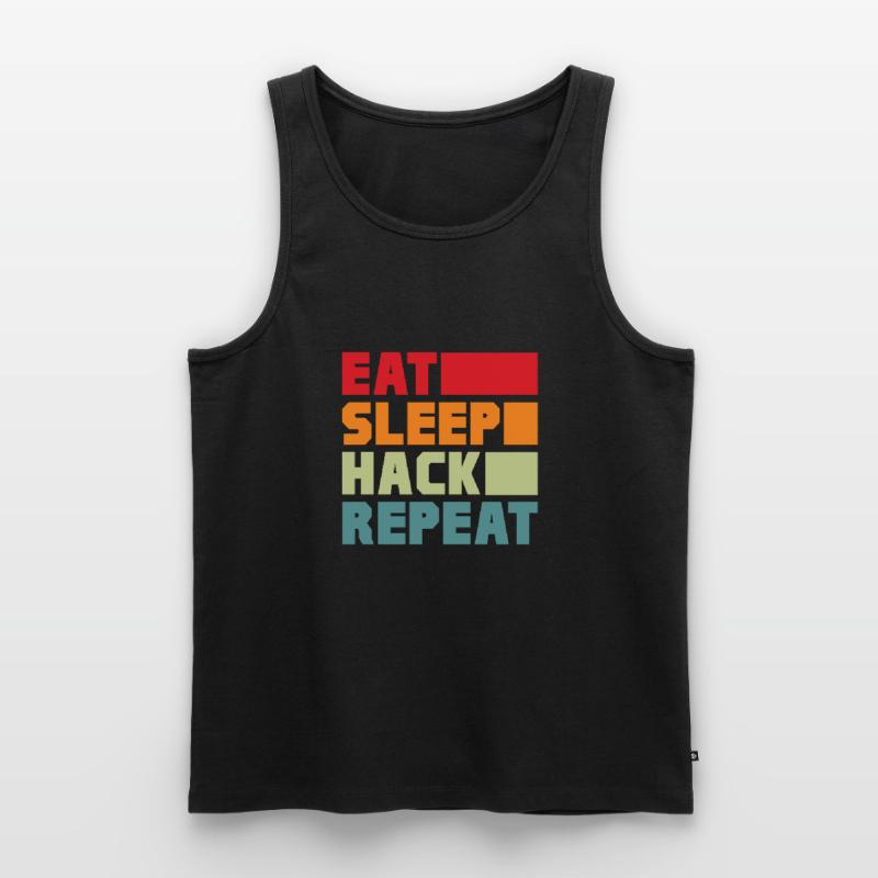 Hacker Coder Computerfreak Nerd Hacking Geschenk Männer Premium Bio Tank Top
