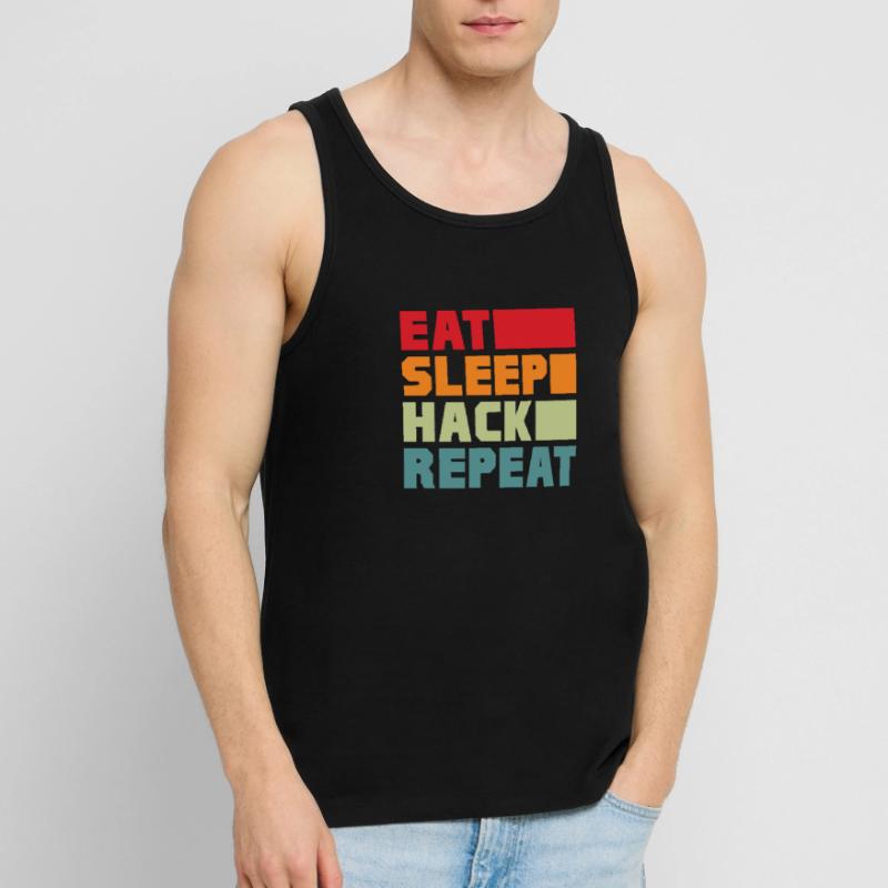 Hacker Coder Computerfreak Nerd Hacking Geschenk Männer Premium Bio Tank Top
