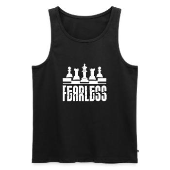 Chess Chess Board Checkmate Chess Player - Men's Premium Organic Tank Top - black - Front - Michal (187cm)