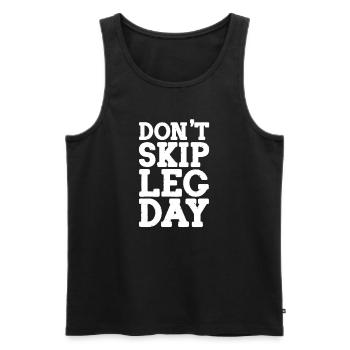 Bodybuilder Body Building Fitness Gym Cadeau - Débardeur bio Premium Homme - noir - Devant - Michal (187cm)