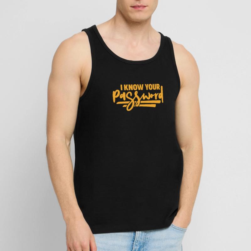 Hacker Coder Computerfreak Nerd Hacking Geschenk Männer Premium Bio Tank Top