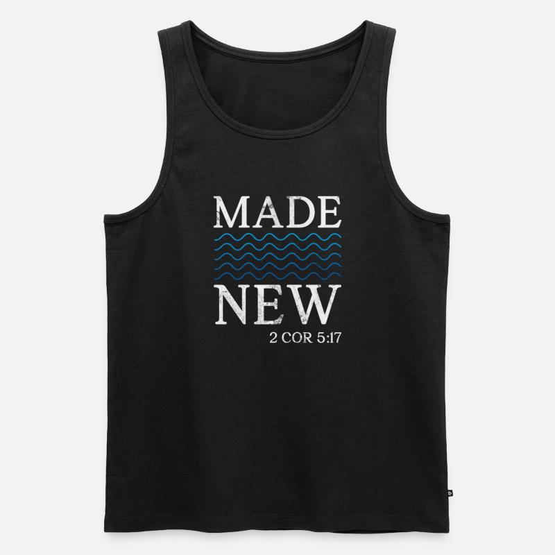 Bibel - Männer Premium Bio Tank Top - Schwarz