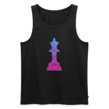 Schach - Männer Premium Bio Tank Top - Schwarz - Vorne - Michal (187cm)