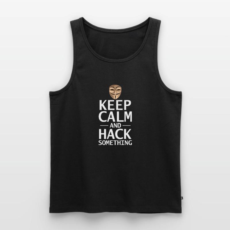 Hacker Coder Computerfreak Nerd Hacking Geschenk Männer Premium Bio Tank Top