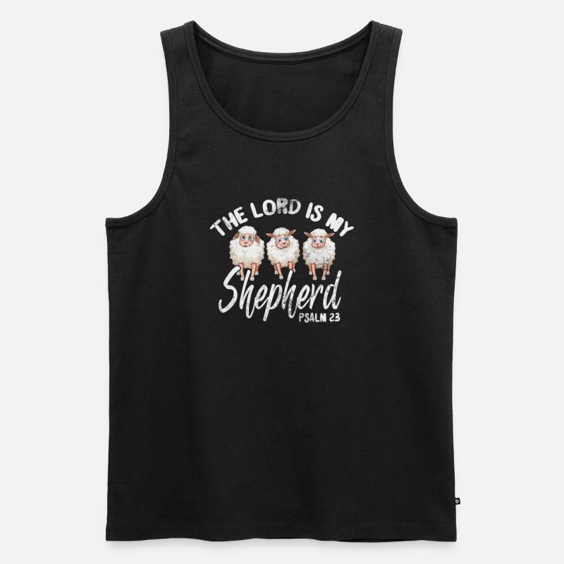 Bibel - Männer Premium Bio Tank Top - Schwarz
