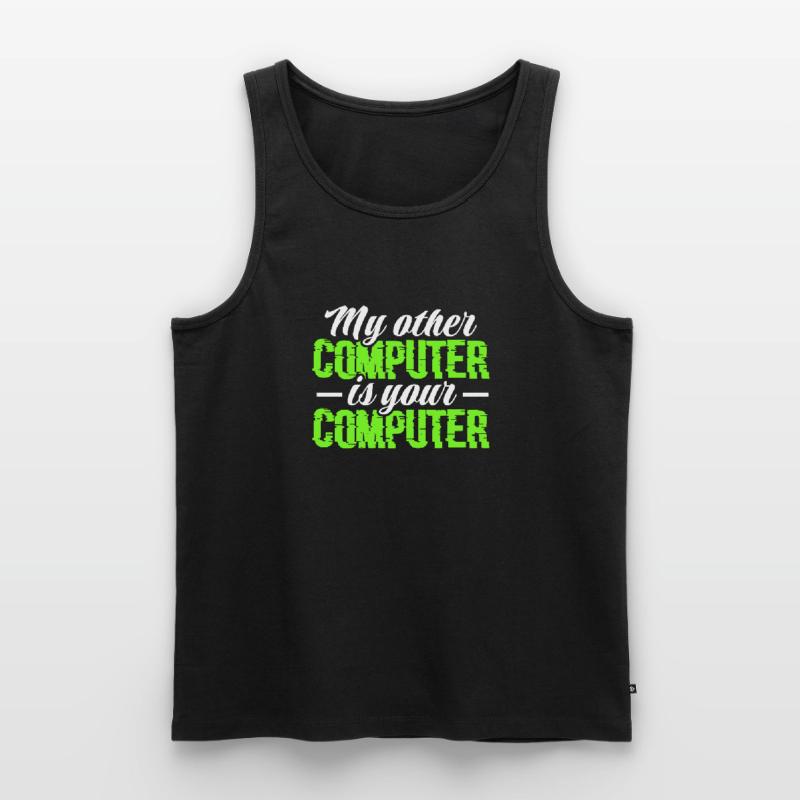 Hacker Coder Computerfreak Nerd Hacking Geschenk Männer Premium Bio Tank Top