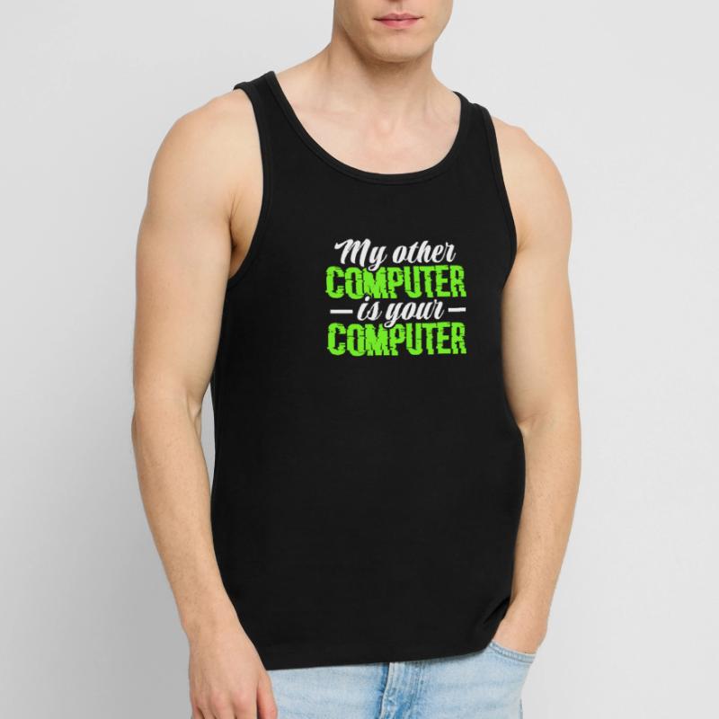 Hacker Coder Computerfreak Nerd Hacking Geschenk Männer Premium Bio Tank Top