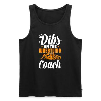 Lutteur lutteur Fight Wrestling Ringer cadeau - Débardeur bio Premium Homme - noir - Devant - Michal (187cm)