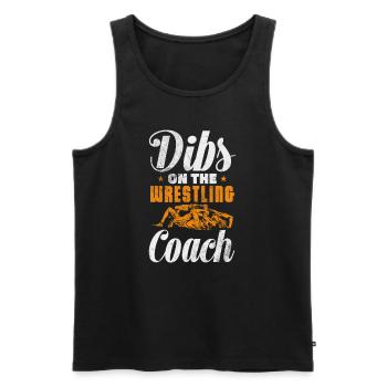 Wrestling - Männer Premium Bio Tank Top - Schwarz - Vorne - AI Model Male 178 light (178cm)