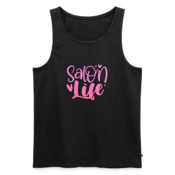 Beautician Cosmetic Makeup Gift - Men's Premium Organic Tank Top - black - Front - AI Model Male 178 light (178cm)