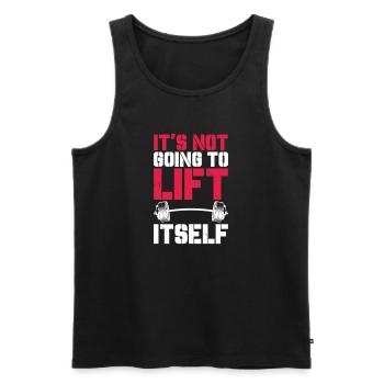 Bodybuilder Body Building Fitness Gym Geschenk - Männer Premium Bio Tank Top - Schwarz - Vorne - Michal (187cm)