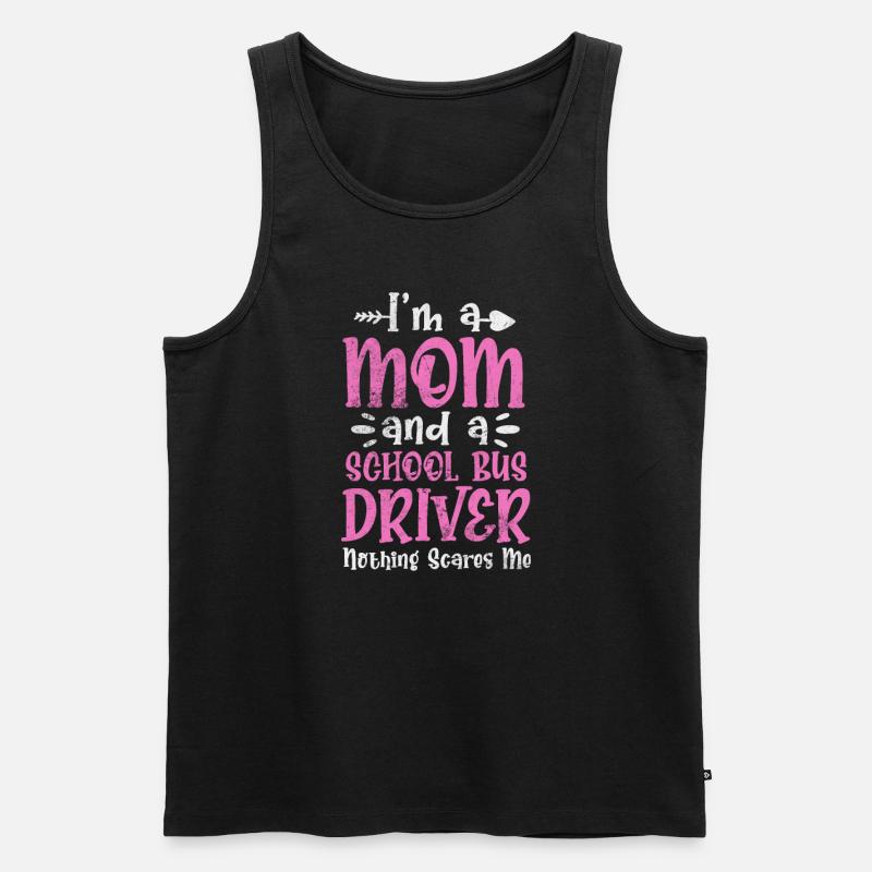 Busfahrer - Männer Premium Bio Tank Top - Schwarz