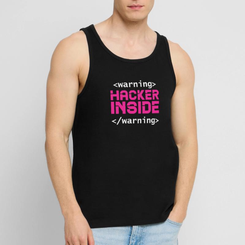 Hacker Coder Computerfreak Nerd Hacking Geschenk Männer Premium Bio Tank Top